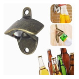 10 Pcs Destapador Botellas Cerveza Rustico Pared Metálico 