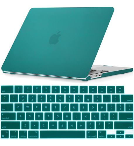Funda Se7enline Para Macbook Air 13 M2 + C/teclado Aqua