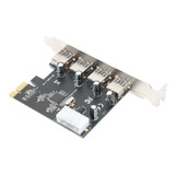 Convertidor De 4 Puertos Usb 3.0 Pci Express A Tarjeta Usb 3