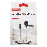 Microfono Lavalier Solapa Tipo Lightning