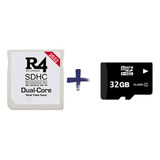R4 + Micro 32gb Regalos Compatible Con Ds, Dsi, 2ds, 3ds