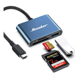 Lector De Tarjetas Usb C A Sd, Lector De Tarjetas De Memoria