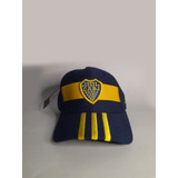 Gorra De Boca Oficial Bordado Regulable Visera Curva