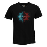 Camiseta Estampada Logo Gears Of War 5 Hombre Bto