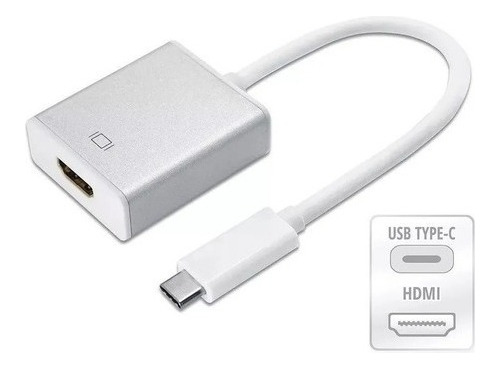 Cabo Adaptador Conversor Usb 3.1 Tipo C Para Hdmi Macbook 