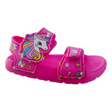 Sandalia Unicornio Niña Confort Chancla Huarache Ajustable