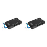 2 Lectores De Tarjetas 6 En 1 Usb 3.0 Otg Para Tarjetas Digi