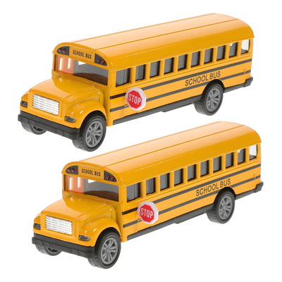 2 Juguetes Autobus Escolar Ninos Modelos Vehiculos