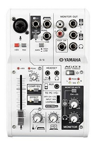 Yamaha Ag03 3-channel Mixer / Interfaz