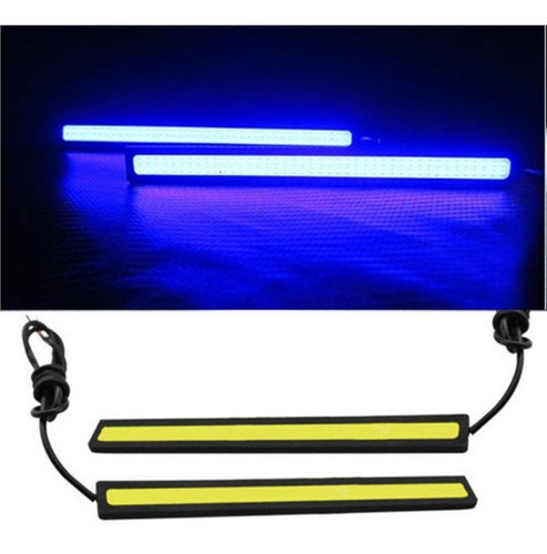 Tira Barra Led Cob 17 Cm Auto Moto Luz Dia Noche 12v Hyper