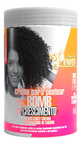 Creme De Pentear Curly Cream Bomb Soul Power 800ml