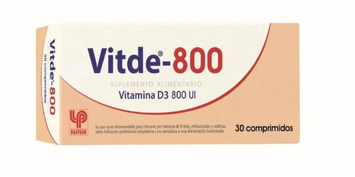 Pasteur Vitamina D3 800 Ui 30 Comprimidos