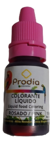 Colorante Prodia Comestible Rosado X 10 - mL a $790