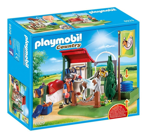Playmobil 6929 Set De Limpieza Para Caballos 