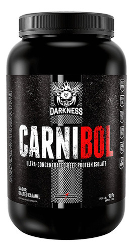 Suplemento Em Pó Integralmédica  Darkness Carnibol Proteína Carnibol Sabor  Salted Caramel Em Pote De 907g