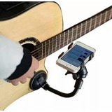 Suporte Celular Smartphone Para Violão Guitarra Baixo