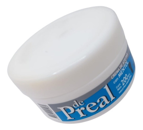 Crema De Afeitar De Preal Con Mentol X 200g Barberia Clasica