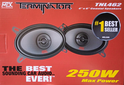 Par De Bocinas Coaxial. Mtx Audio 4x6  Tnl462 .60 Watts Rms.