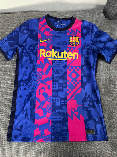 Jersey Fc Barcelona Atlernativo 21/22 Talla Xl De Niño