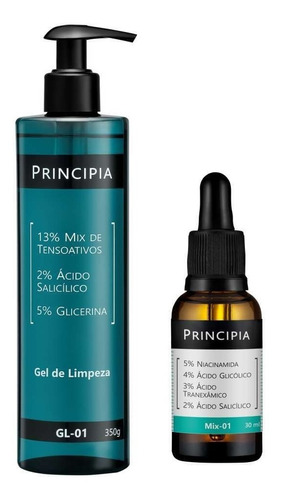 Kit Principia Anti-acne Gel De Limpeza + Sérum Mix-01 Tipo De Pele Todos