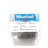 Anzuelos Mustad C49s Caddis Curved Nº8 X 50 Unidades