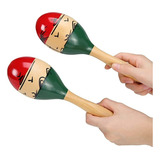 Maracas Profesionales De 8.9 in, Madera Rumba Shaker Sonaj.