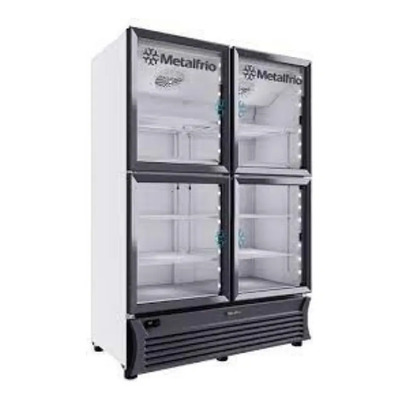 Refrigerador Vertical Metalfrio Rb804 Color Blanco | MercadoLibre