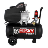 Compresor De Aire Elec Husky Winder 25l 2.5hp 110v 60hz Negr