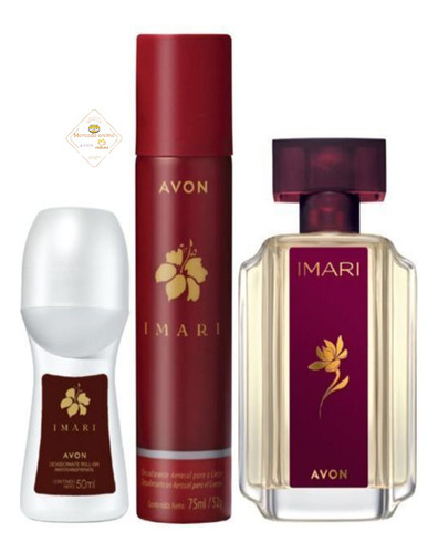 Pack Perfume Femenino Imari + 2 Productos - Avon 