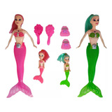 Juguete Figura Muñecas Sirenas Regalo Niñas Accesorios