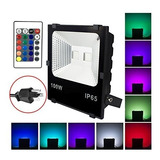 Luces De Inundacion Del Led De 100w Rgb Color Al Aire Libre 