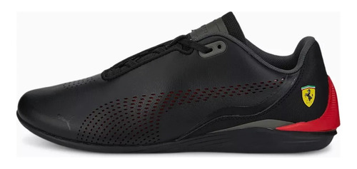 Tenis Puma Ferrari Drift Cat Decima  Negro Con Rojo