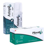 Astopil Minoxidil 5% 15g + Pilovait 60 Tabs Finasterida 1mg