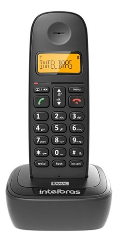 Telefone Sem Fio Intelbras Preto Com Bina Identificador