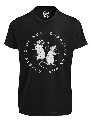 Playera Wear Print Rock Cuarteto De Nos