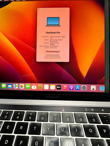 Macbook 2019 Pro I7, 16gb Ram, 1tb Ssd