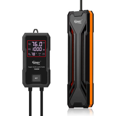 Hygger Calentador Acuario 1000W Control Digital Agua Dulce Salada 492-984L | Meses sin interés