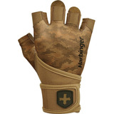 Guantes Muñequera Hombre Harbinger Gym Grip Wristwrap Camo