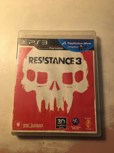 Jogo Resistance 3 Mídia Física Cib Ps3 Playstation