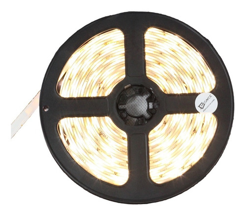 Fita Led 3528 Rolo 5m 300 Leds Silicone Branco Quente