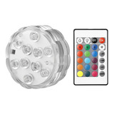 Luz Led Sumergible Para Piscinas Acuarios Con Control Remoto