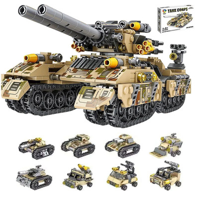 Juego Construccion Bloques Tanque 8 En 1 De Militares Juguetes Nino Regalo 1628pcs | MercadoLibre