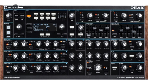 Sintetizador Polifónico Peak Novation 8 Voces Midi - 3 Oscil