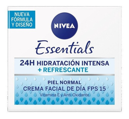 Nivea Essential Crema Facial Dia Refrescante Fps 15 Norma 50