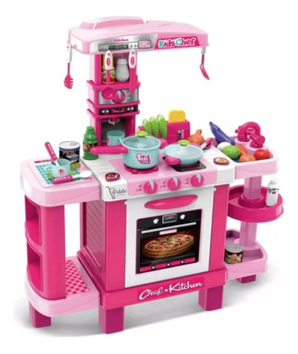 Cocina Cocinita Infantil Luz, Sonido Y Agua Little Chef Set