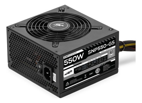 Fuente Sentey Snp550-gs 550w Reales 41.25a 80 Plus Gamer