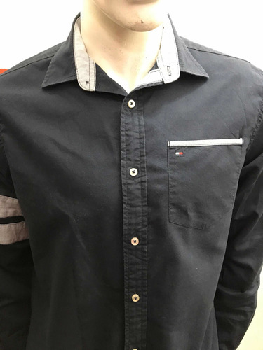 Camisa Tommy Hilfiger Custom Fit Made In Sri Lanka