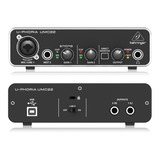 Interface De Audio Usb Behringer Umc22