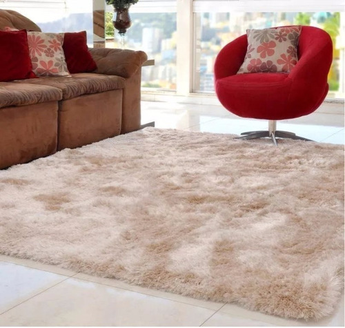 Tapete Peludo Felpudo Sala Quarto 300x200 Luxo Shaggy