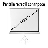 Pantalla Proyector 100 Pulgadas 4:3 Con Tripode Etheos